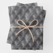 Abstraktes Baummuster Geschenkpapier Set (Beispiel)