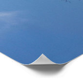 Abstraktes Baumverzweigungspult Poster (Ecke)
