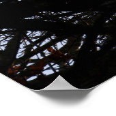 Abstraktes Baumverzweigungspult Poster (Ecke)