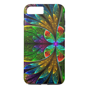 Abstraktes beflecktes Glas-Blumenmuster Case-Mate iPhone Hülle
