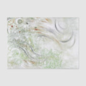 Abstraktes Beige Grau Weiß Decoupage Seidenpapier (Vorderseite)