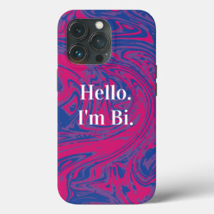 Abstraktes, benutzerdefinierbares Flag für Bisexua Case-Mate iPhone Hülle