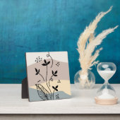 Abstraktes Bergdesign Fotoplatte (InSitu)