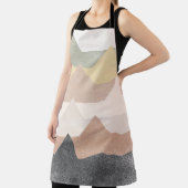 Abstraktes Bergdesign Schürze (InSitu)