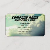 Abstraktes beruflich visitenkarte (Rückseite)