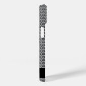 Abstraktes Betonmuster mit individuellem Namen Case-Mate iPhone Hülle (Rückseite / Rechts)