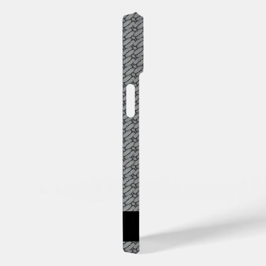 Abstraktes Betonmuster mit individuellem Namen Case-Mate iPhone Hülle (Rückseite / Rechts)