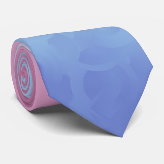 Abstraktes Bigender-Stolperflagge Krawatte (Gerollt)