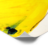 abstraktes Bild auf Papier mit lebhaften Farben, s Poster (Ecke)