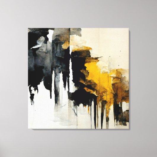 Abstraktes Bild "Blick auf den Wind". Leinwand (Vorderseite)