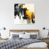 Abstraktes Bild "Blick auf den Wind". Leinwand (Insitu (Schlafzimmer))