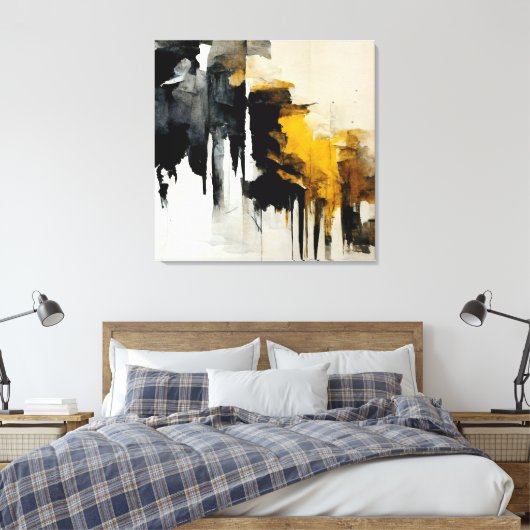 Abstraktes Bild "Blick auf den Wind". Leinwand (Insitu (Schlafzimmer))