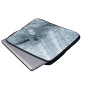 Abstraktes Bild braun und schwarz Laptopschutzhülle (Vorne Knopf)