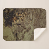 Abstraktes Bild braun und schwarz Sherpadecke (Vorderseite (Horizontal))