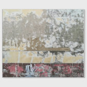 Abstraktes Bild braun-weiß Geschenkpapier (Flach)