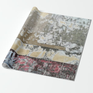 Abstraktes Bild braun-weiß Geschenkpapier