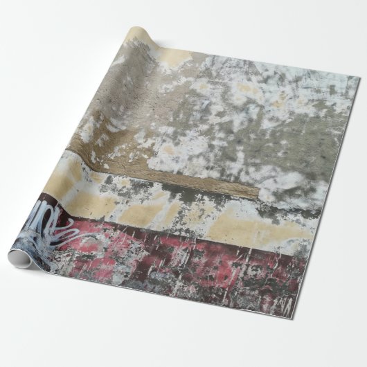 Abstraktes Bild braun-weiß Geschenkpapier (Ungerollt)