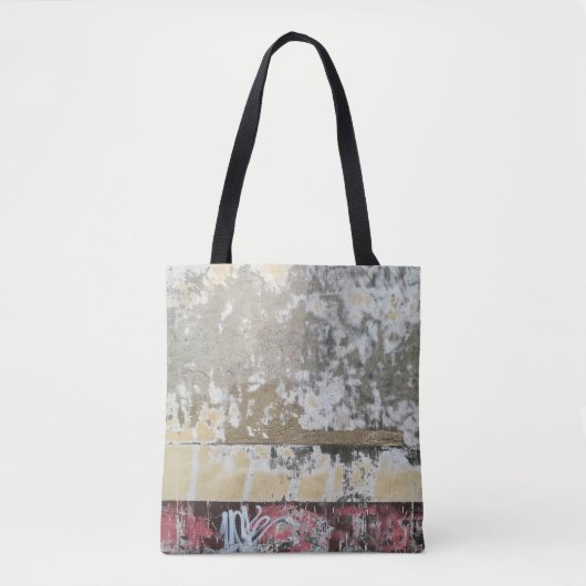 Abstraktes Bild braun-weiß Tasche (Vorderseite)