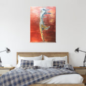 Abstraktes Bild der Insel Sylt Leinwanddruck (Insitu (Schlafzimmer))