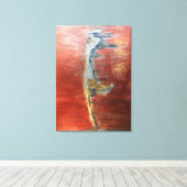 Abstraktes Bild der Insel Sylt Leinwanddruck (Insitu (Holzboden))