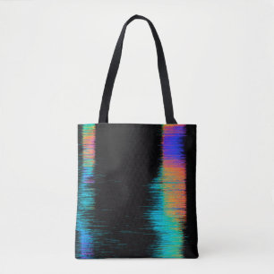 Abstraktes Bild eines fehlerhaften LED-Bildschirms Tasche