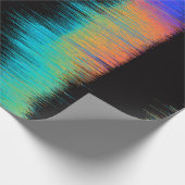 Abstraktes Bild eines glitzernden LED-Bildschirms. Geschenkpapier (Ecke)