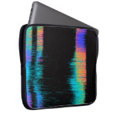 Abstraktes Bild eines glitzernden LED-Bildschirms. Laptopschutzhülle (Vorne Rechts)