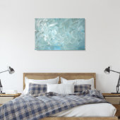 Abstraktes Bild mit blauem Ton Leinwanddruck (Insitu (Schlafzimmer))