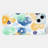 Abstraktes Bild mit lebendigem Wasserfarbmuster Case-Mate iPhone Hülle (Rückseite (Horizontal))