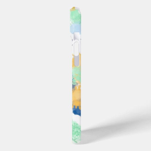 Abstraktes Bild mit lebendigem Wasserfarbmuster Case-Mate iPhone Hülle (Rückseite / Links)