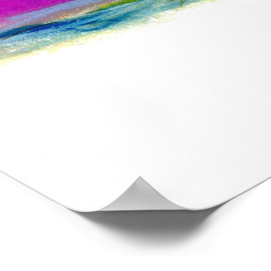 abstraktes Bild Poster (Ecke)