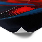 abstraktes Bild verloren in Wald aussehen Zuhause Poster (Ecke)