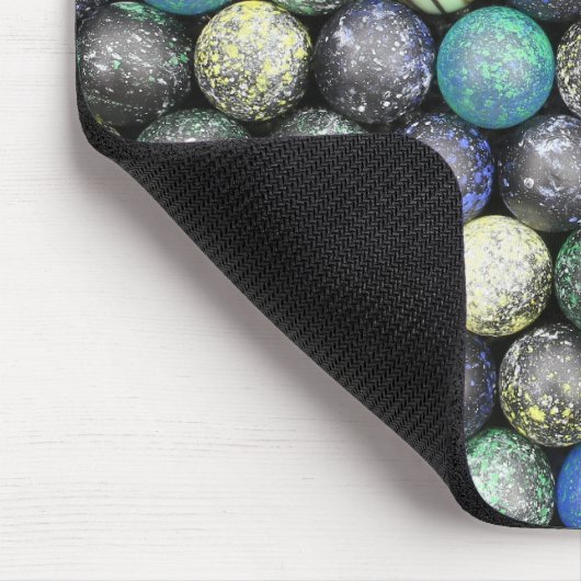 Abstraktes Bild von Planetoiden Mousepad (Ecke)