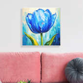 Abstraktes Bild von Tulip Leinwanddruck (Insitu (Wohnzimmer))