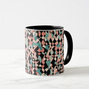 Abstraktes Bio Muster in Pastell Tasse