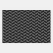 Abstraktes Black Orange Halloween-Geschenk Geschenkpapier Set (Vorderseite 2)