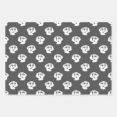 Abstraktes Black Orange Halloween-Geschenk Geschenkpapier Set (Vorderseite)