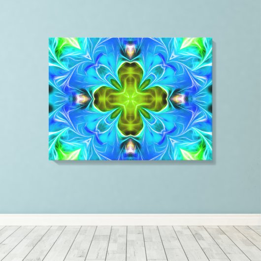 Abstraktes Bläschen Leinwanddruck (Insitu (Holzboden))