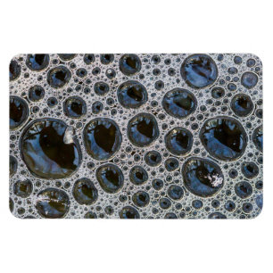 Abstraktes Blasenmuster Magnet