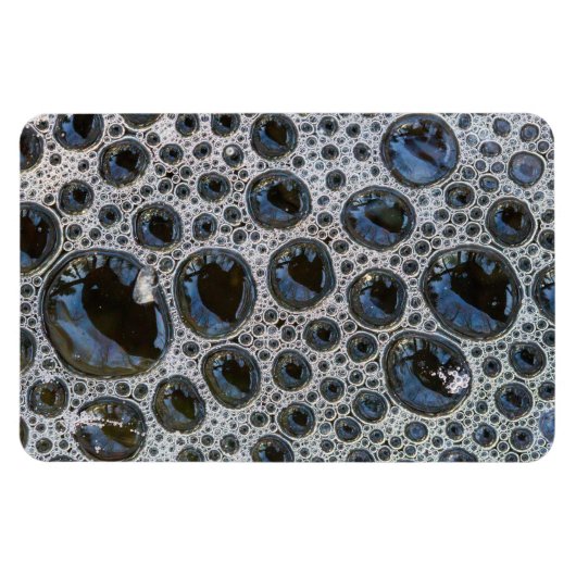 Abstraktes Blasenmuster Magnet (Horizontal)