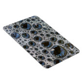 Abstraktes Blasenmuster Magnet (Rechte Seite)