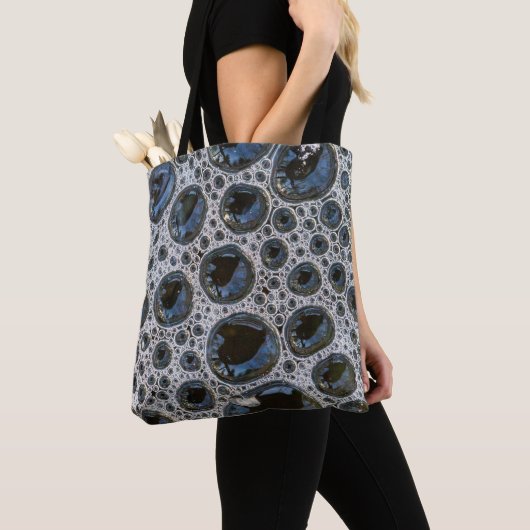 Abstraktes Blasenmuster Tasche (Von Nahem)