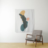 Abstraktes Blattdesign Wandteppich (Beispiel)