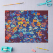 abstraktes Blätter Seidenpapier (Basteln)