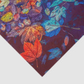 abstraktes Blätter Seidenpapier (Detail)