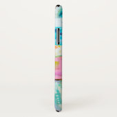 Abstraktes Blau Case-Mate iPhone Hülle (Hinten/Rechts)