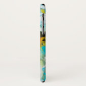 Abstraktes Blau Case-Mate iPhone Hülle (Hinten/Links)