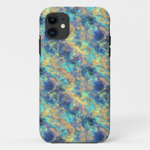 Abstraktes Blau iPhone 11 Hülle