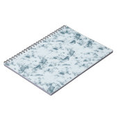 Abstraktes Blau Grunge Notizblock (Linke Seite)