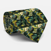 Abstraktes Blau Krawatte (Gerollt)